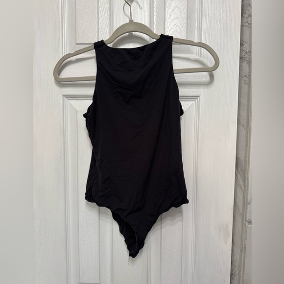 Skims Fits Everybody High Neck Bodysuit in Black Women’s Size Large - Picture 7 of 10